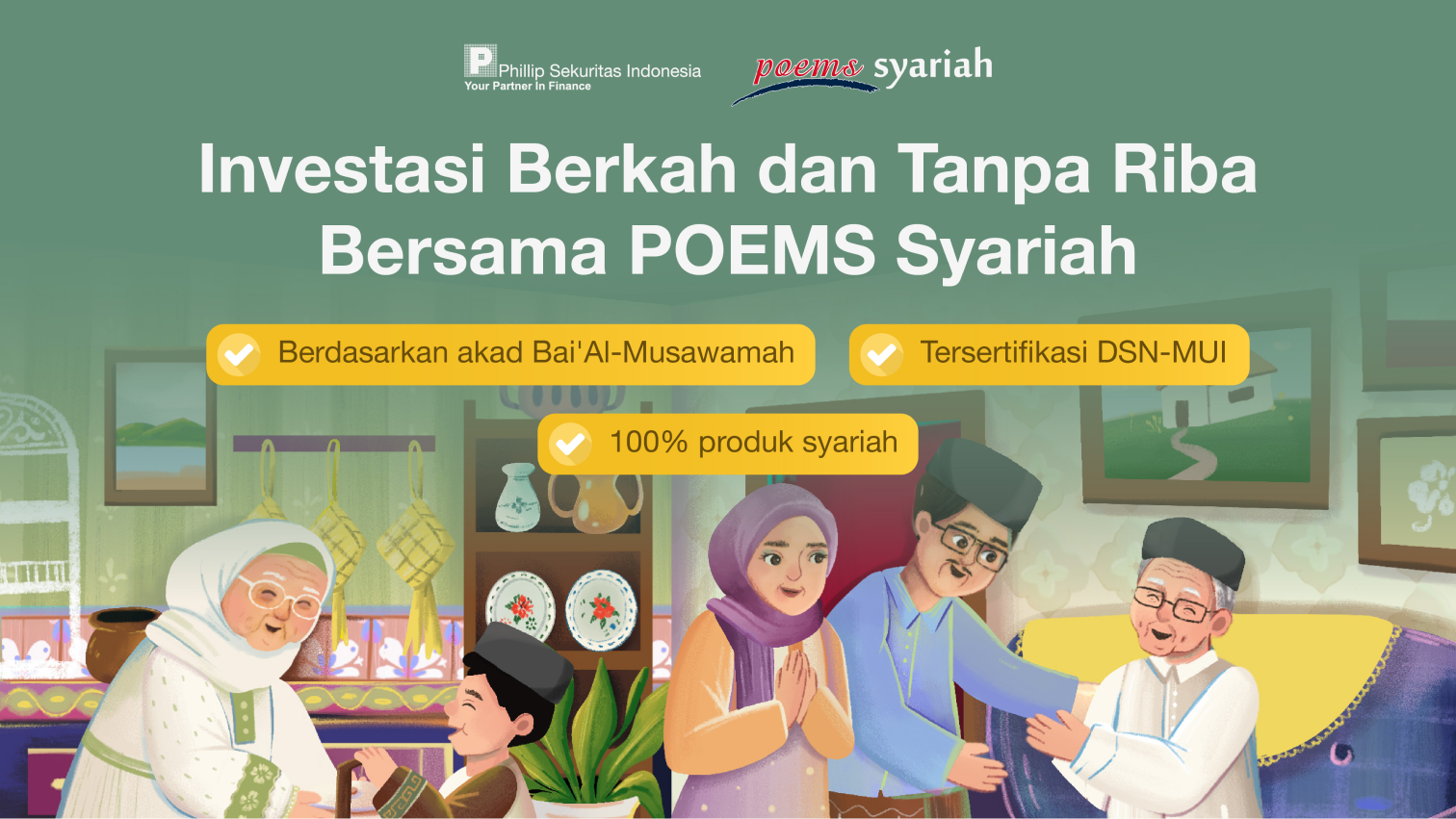 Investasi Berkah dan Tanpa Riba Bersama POEMS Syariah